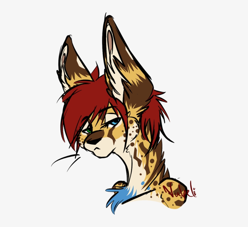 My Boyfriend @nixera Is Also A Furry, He's Got His - Serval Fursona, transparent png #2766639