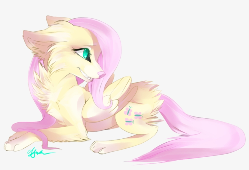 'ello Furries &lt - Fluttershy Wolf, transparent png #2766794