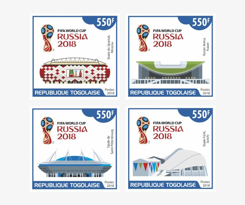 Fifa World Cup Russia - Fifa World Cup 2018 Stamps, transparent png #2766824