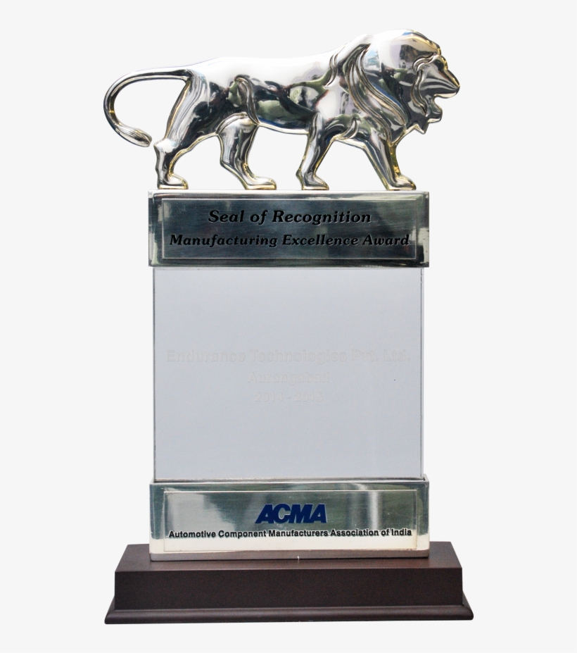 04 Pm 72668 Bajaj Quality Award Gold 2008 Shock Absorber - Trophy, transparent png #2766970