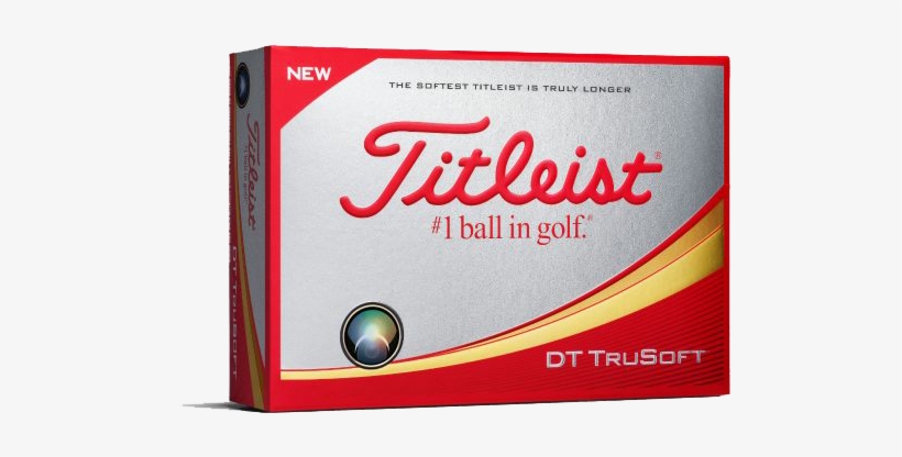 4444444 - New Titleist Dt Trusoft, transparent png #2767137