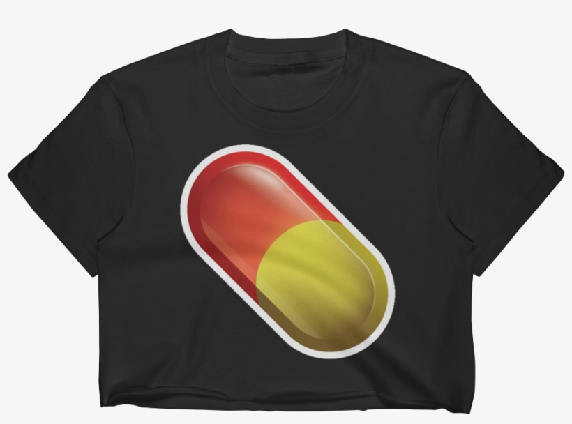 Emoji Crop Top T Shirt - Fast Food, transparent png #2767247