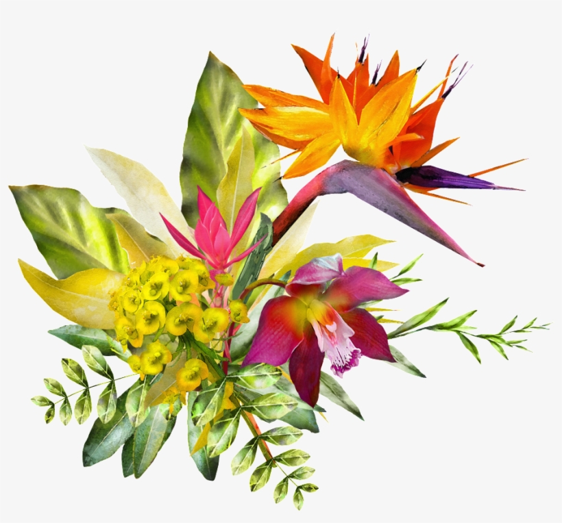 Hand Painted Cartoon Yellow Small Yellow Flower Png - Flower, transparent png #2767464