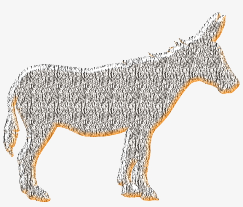 Click On Burro Image Save Graphic In Transparent Png - Watercolor Farm Animals, transparent png #2767492