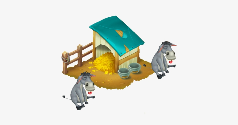 Provence Donkey Hungry - Hay Day Horse Stable, transparent png #2767556