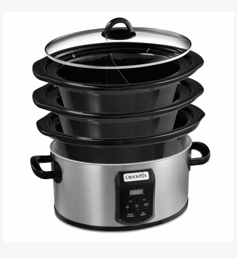 Stoneware Nests Interchangeable Stoneware Nests Compactly - Crock-pot Sccpvs642-s Choose-a-crock Programmable Slow, transparent png #2767697