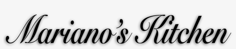 Mariano's Kitchen - Calligraphy, transparent png #2768169