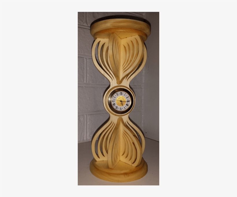 Hourglass Clock Standard Scroll Saw Pattern - Hourglass, transparent png #2768302
