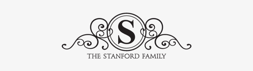 Stanford Family Monogram Wall Decal - Belvedere Designs Llc Stanford Family Monogram Design, transparent png #2768656