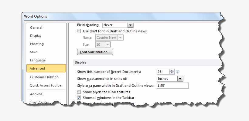 In Word 2007-2013 This Is Done Under The Word Options - Paragraph Styles Microsoft Word 2013, transparent png #2768820