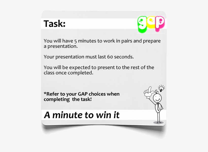 Minute To Win It Gap - Confidence Line, transparent png #2769376