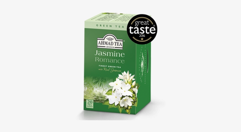 Jasmine Romance 20ct - Ahmad Tea Jasmine Green Tea, transparent png #2769378