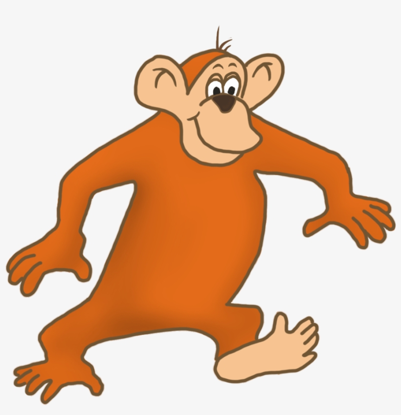 Cartoon Monkey Walking Gif, transparent png #2769533