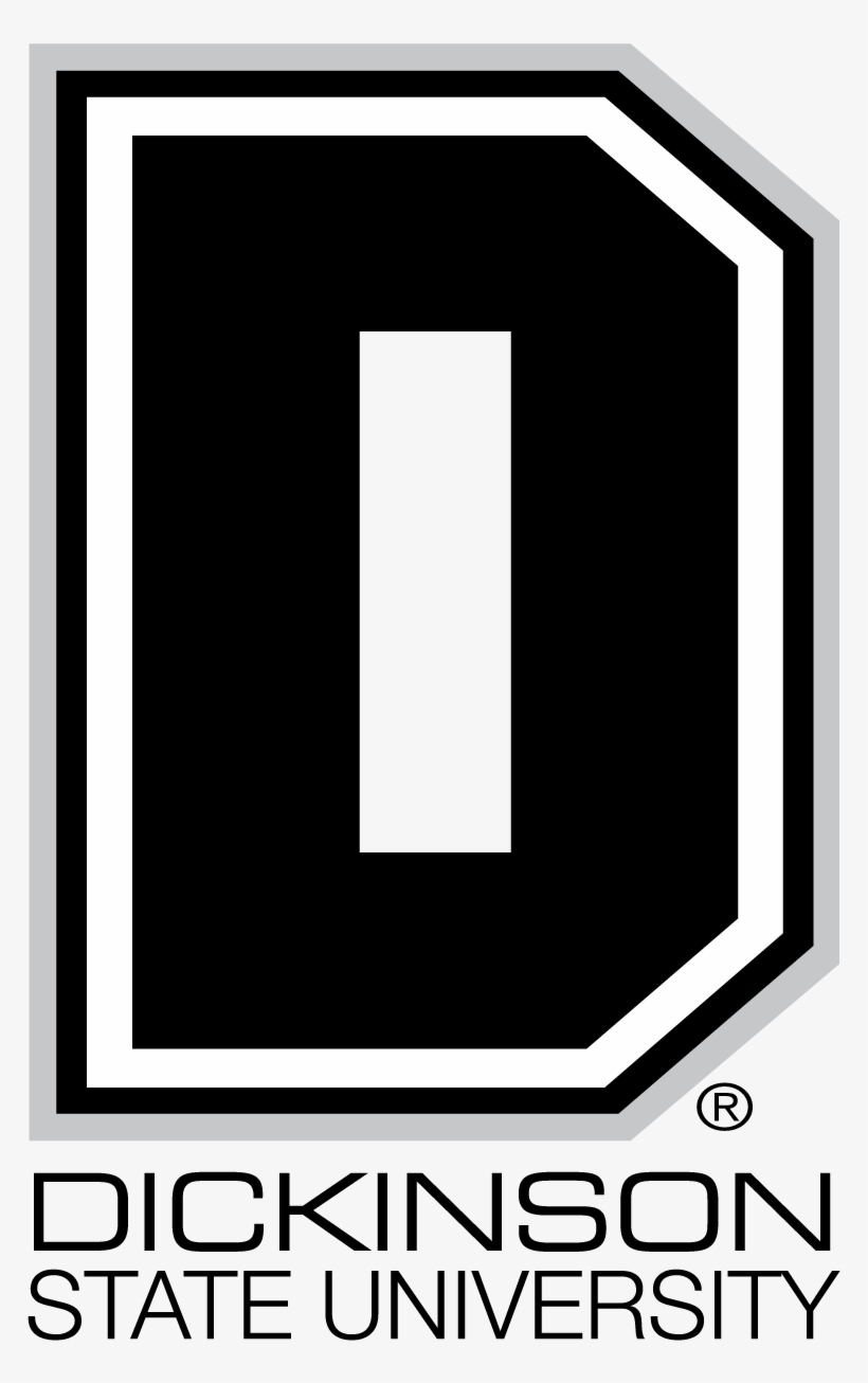 Logo Vertical Black And White - Dickinson State University, transparent png #2769917