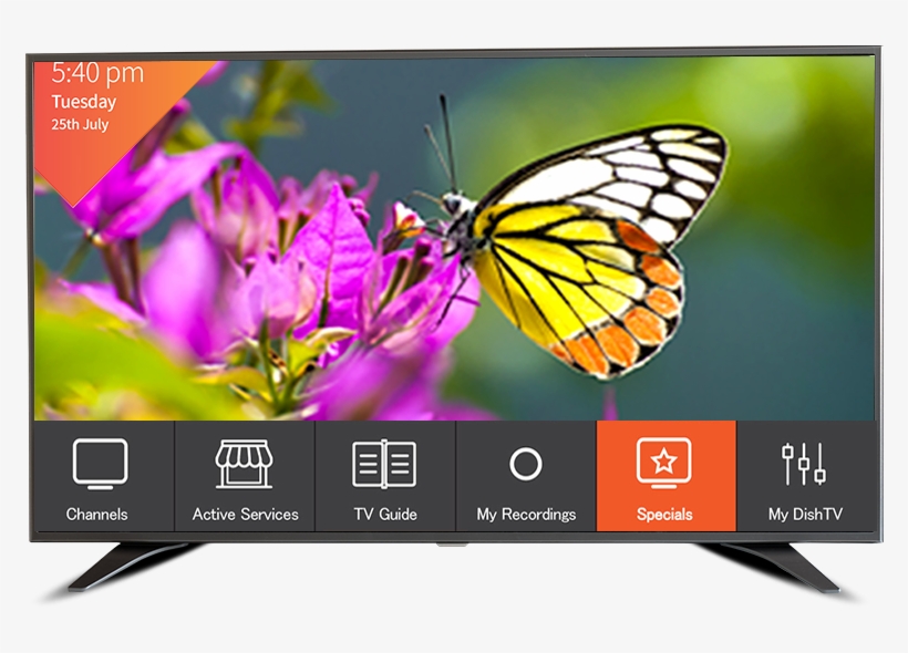 With A Smarter, Easier Interface And More Intuitive - Dish Tv, transparent png #2770677