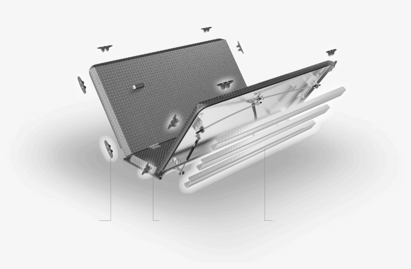 Us Patent 6,883,855 Black Diamond Plate Bed Covers - Diamond Plate, transparent png #2770809