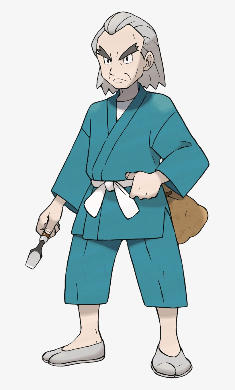 Old Man Pokemon Trainer, transparent png #2771248