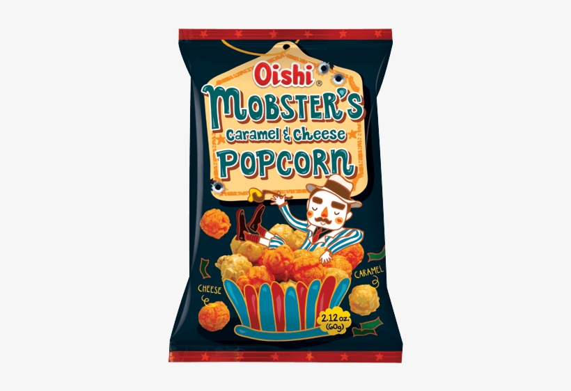 Mobster's - Oishi Popcorn Caramel And Cheese, transparent png #2771342