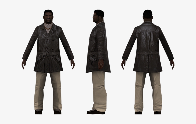 [req/shw] Black Mobster - Gta Sa Bmyri Skin, transparent png #2771346