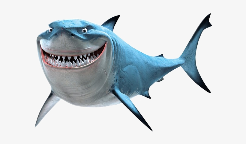 Anchor Fish-friendly Shark Die Cut - Finding Nemo Bruce Png, transparent png #2771603