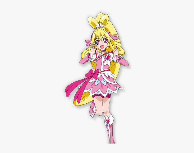 Glitter Heart Pose - Glitter Heart Glitter Force, transparent png #2771699