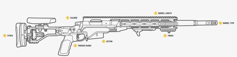 Gap Outline Tan Png Black Crossed Rifles Usmc - Assault Rifle, transparent png #2772001