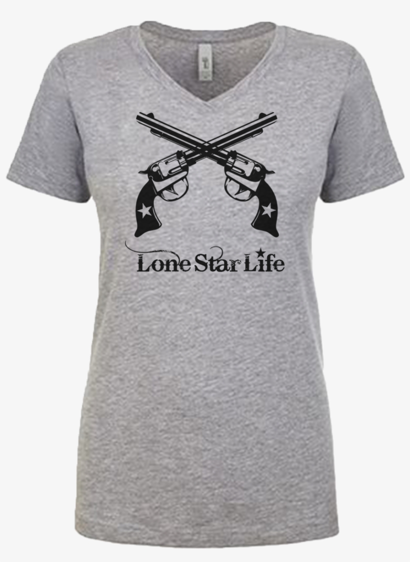 Guns Crossed Vneck - Winosaur Shirt, transparent png #2772023