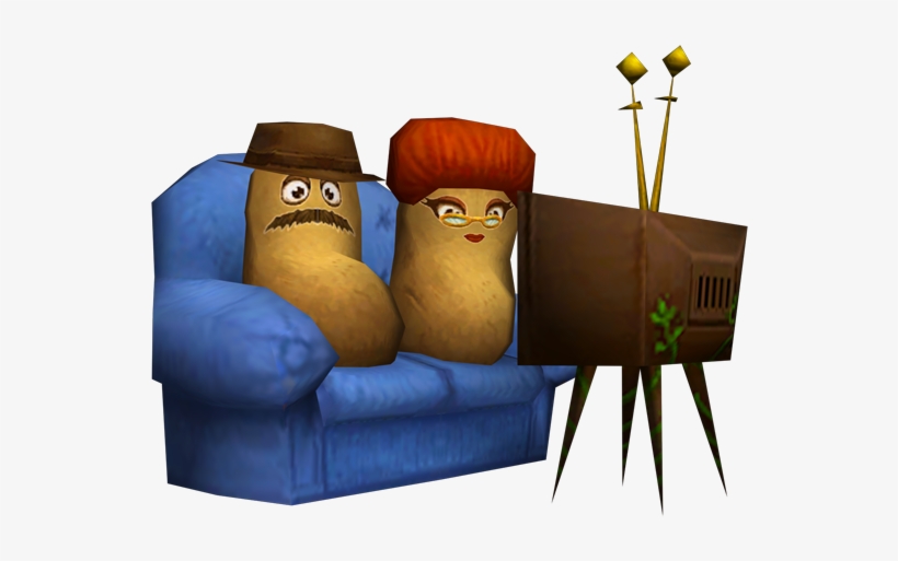 Couch-potatoes - Potatoes On Couch, transparent png #2772276