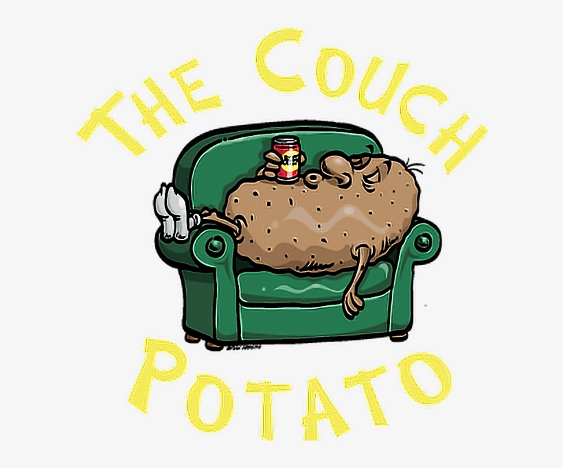 Couch Potato Couchpotato Lazy Lazyday Me Mood Tired - Couch Potato Logo, transparent png #2772336