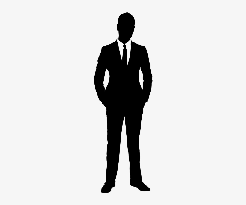 Man In Suit Silhouette Png Download Man In Suit Silhouette - Man In A ...