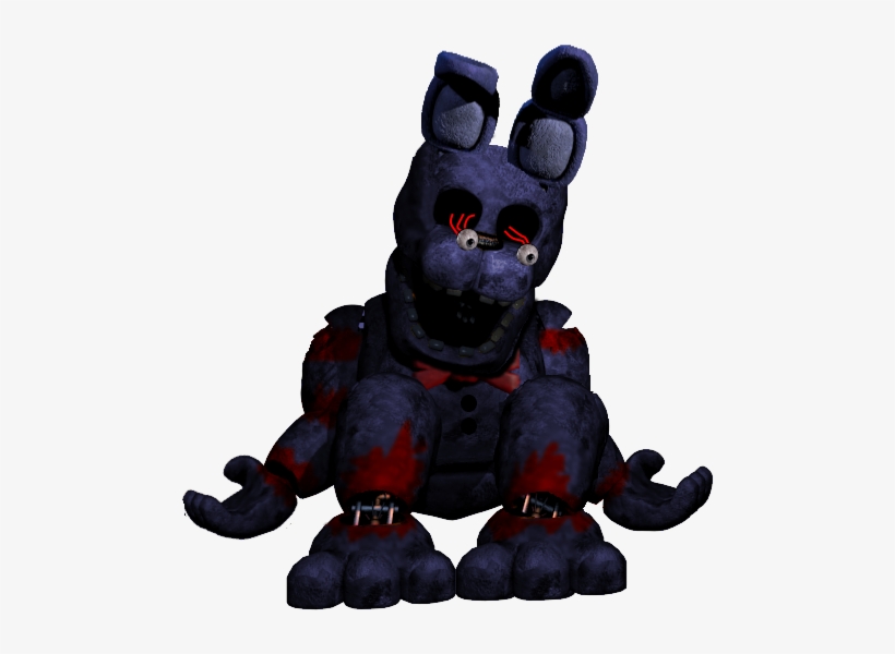 Stuffed Bonnie Suit - Fnaf Withered Shadow Freddy, transparent png #2772422