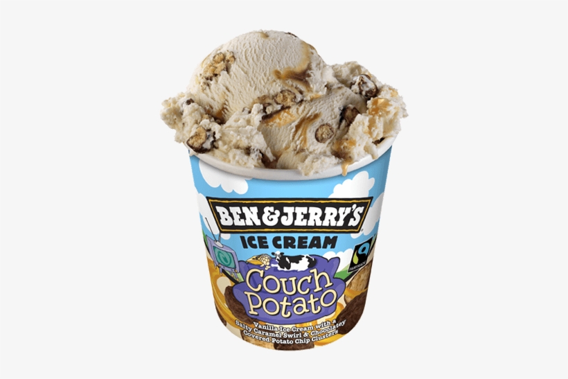 Couch Potato Detail - Ben And Jerrys Sorbet, transparent png #2772472