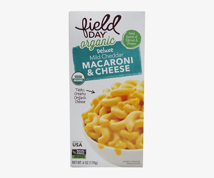 Field Day Mac And Cheese Deluxe Organic Box-6 Oz - Field Day Organic Mac And Cheese, transparent png #2772497