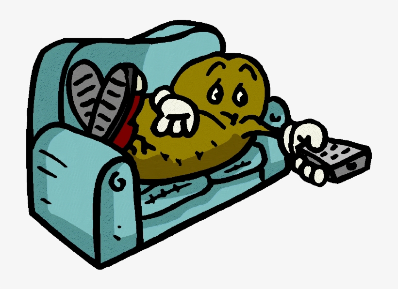 26 Oct - Couch Potato Free Clipart, transparent png #2772586