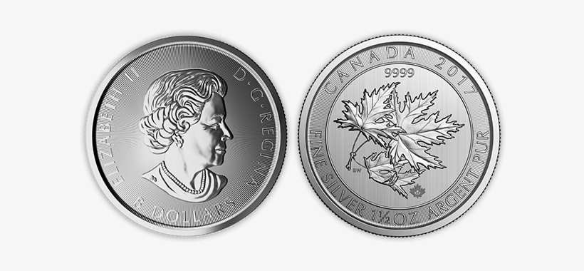 Silver Canadian Maple Leaf - Silver Coin, transparent png #2772616