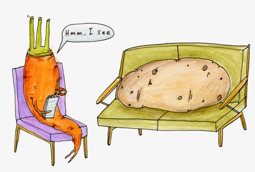 Not Your Average Couch Potato - Vegetable, transparent png #2772966