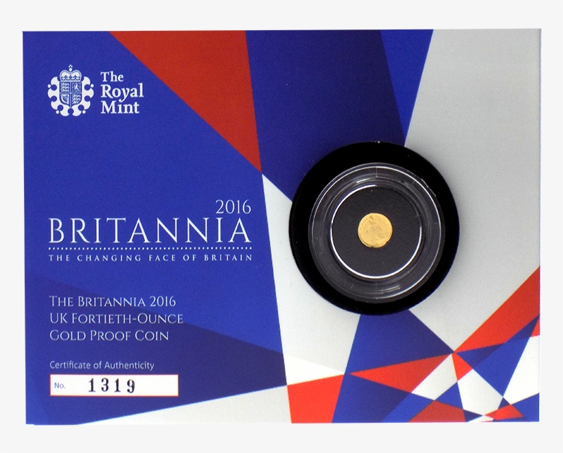 Pre-owned 2016 Uk Britannia Carded Proof 1/40oz Gold - London 2012 50p Sports Collection - Football, transparent png #2772979