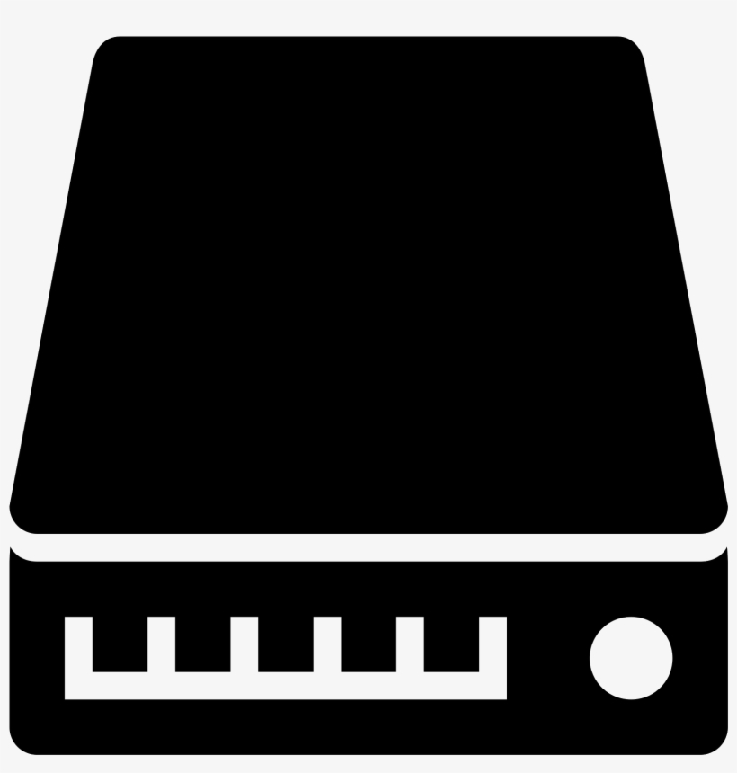 This Icon Is A 3-d Representation Of An External Hard - Ssd Icon, transparent png #2773112