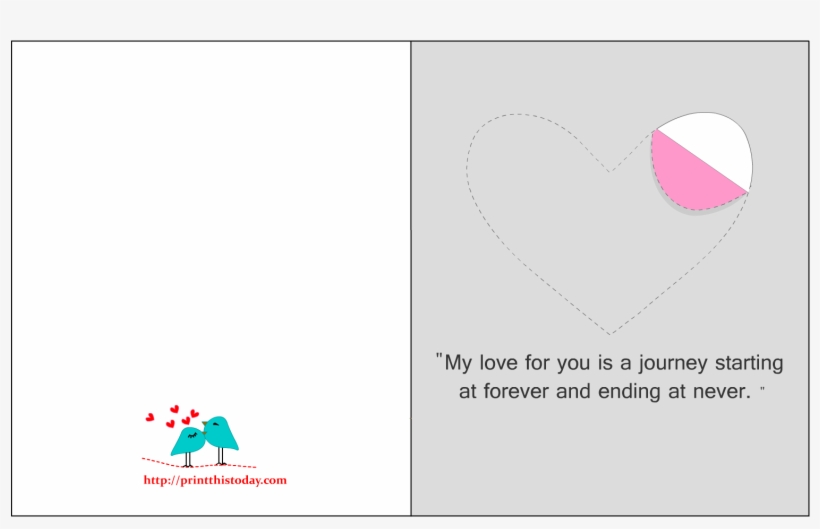 Love Quotes Card - Love Card Printable, transparent png #2773319