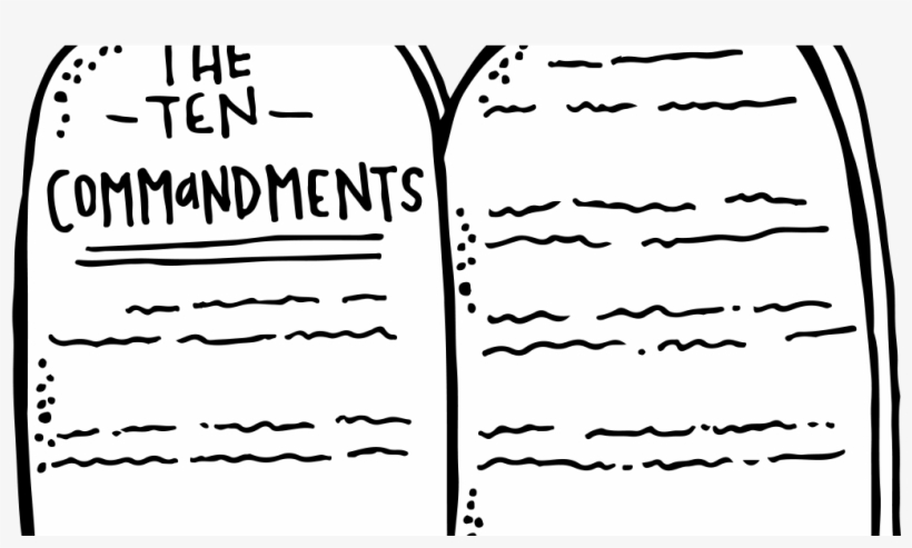 Ten Commandments, transparent png #2773397