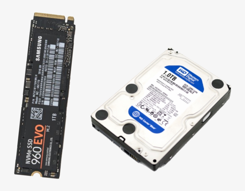 Ssd - Western Digital Blue 1tb 7200rpm Sata 6gb/s 64mb Cache, transparent png #2773524