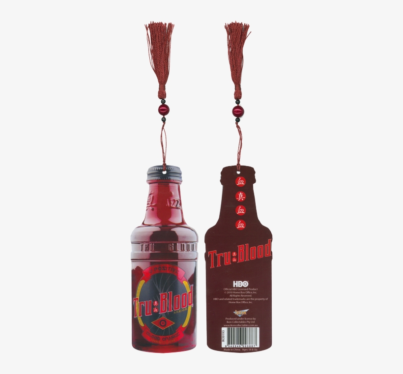 Tru Blood Bookmark - True Blood - Tru Blood Bookmark (die-cut Bottle), transparent png #2773654