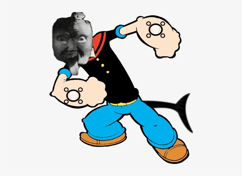 Salty Spitoon Guy - Popeye The Sailor Man Logo, transparent png #2773655