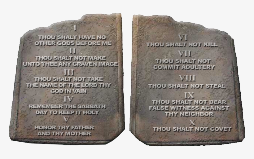 Do You Know The Ten Commandments The Problem With Modern - Carpinteria, transparent png #2773934