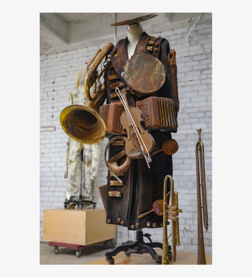 A Jacket Made Out Of Various Instruments - Jacket, transparent png #2774080
