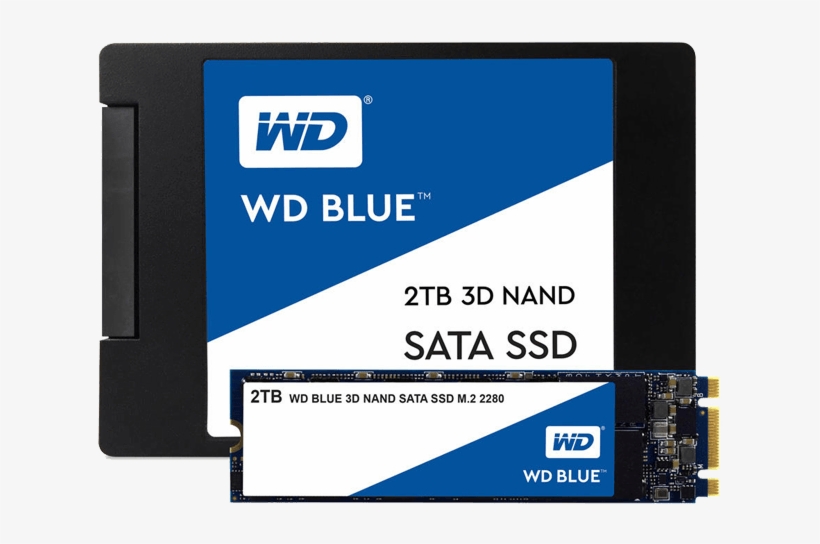 Blue 3d Nand Sata Ssd - Wd Blue 250gb Ssd, transparent png #2774100