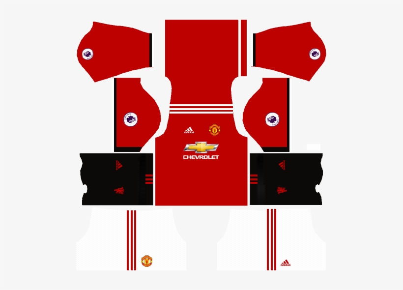 Manchester United Home Kit Dream League Soccer 2017 2018