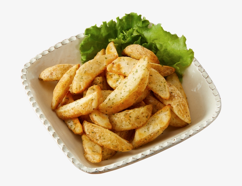 Oven Baked Potato Wedges - French Fries, transparent png #2775081