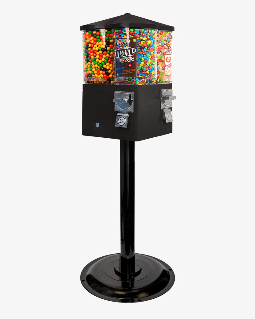 4 Head Carousel Vending Machine - 4 Compartment Candy Vending Machine, transparent png #2775593