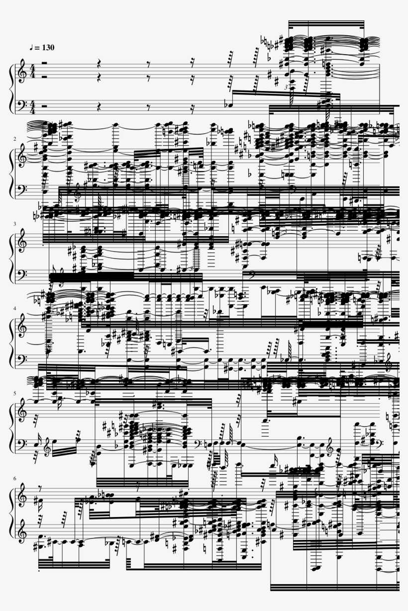 Lg-62653140 Sheet Music 1 Of 17 Pages - Sheet Music, transparent png #2775747